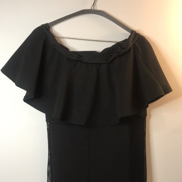 Body Con Ruffle Catsuit - Picture 4 of 5